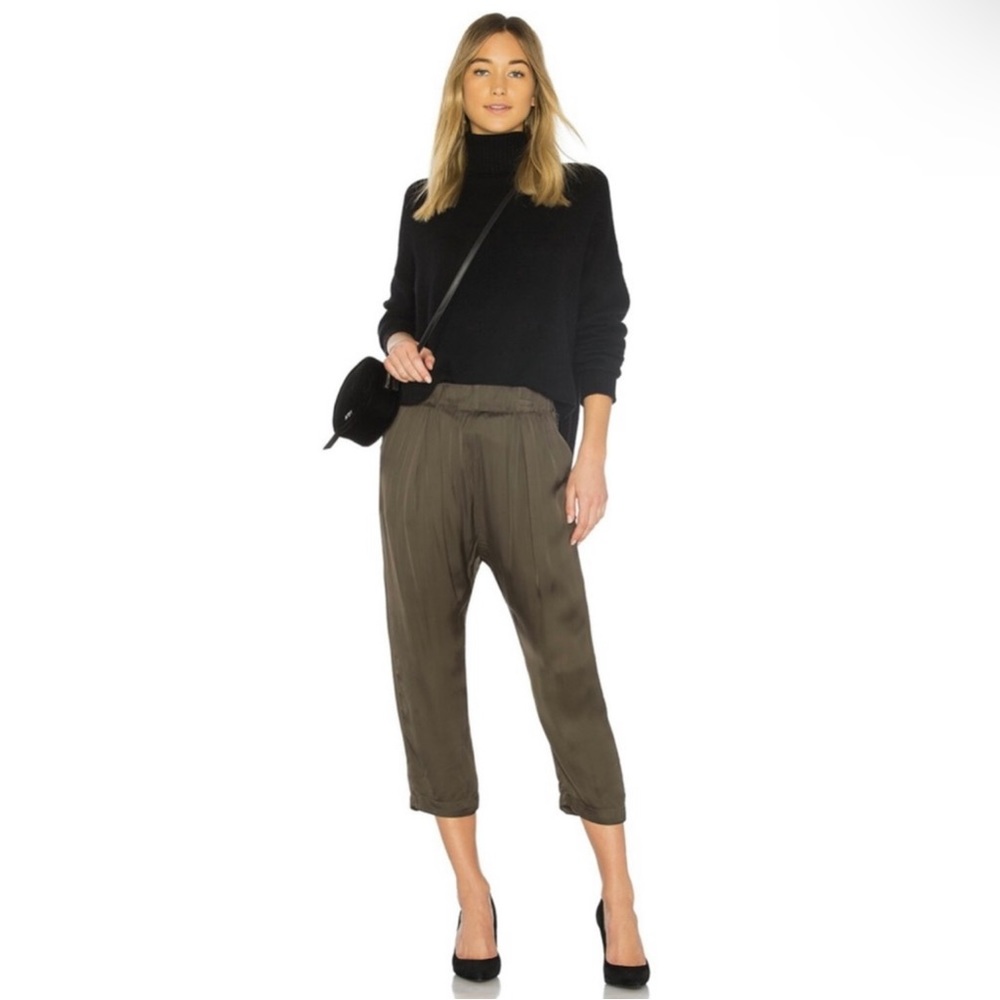 ENZA COSTA REVOLVE SATIN CROPPED PANTS - Picture 10 of 10